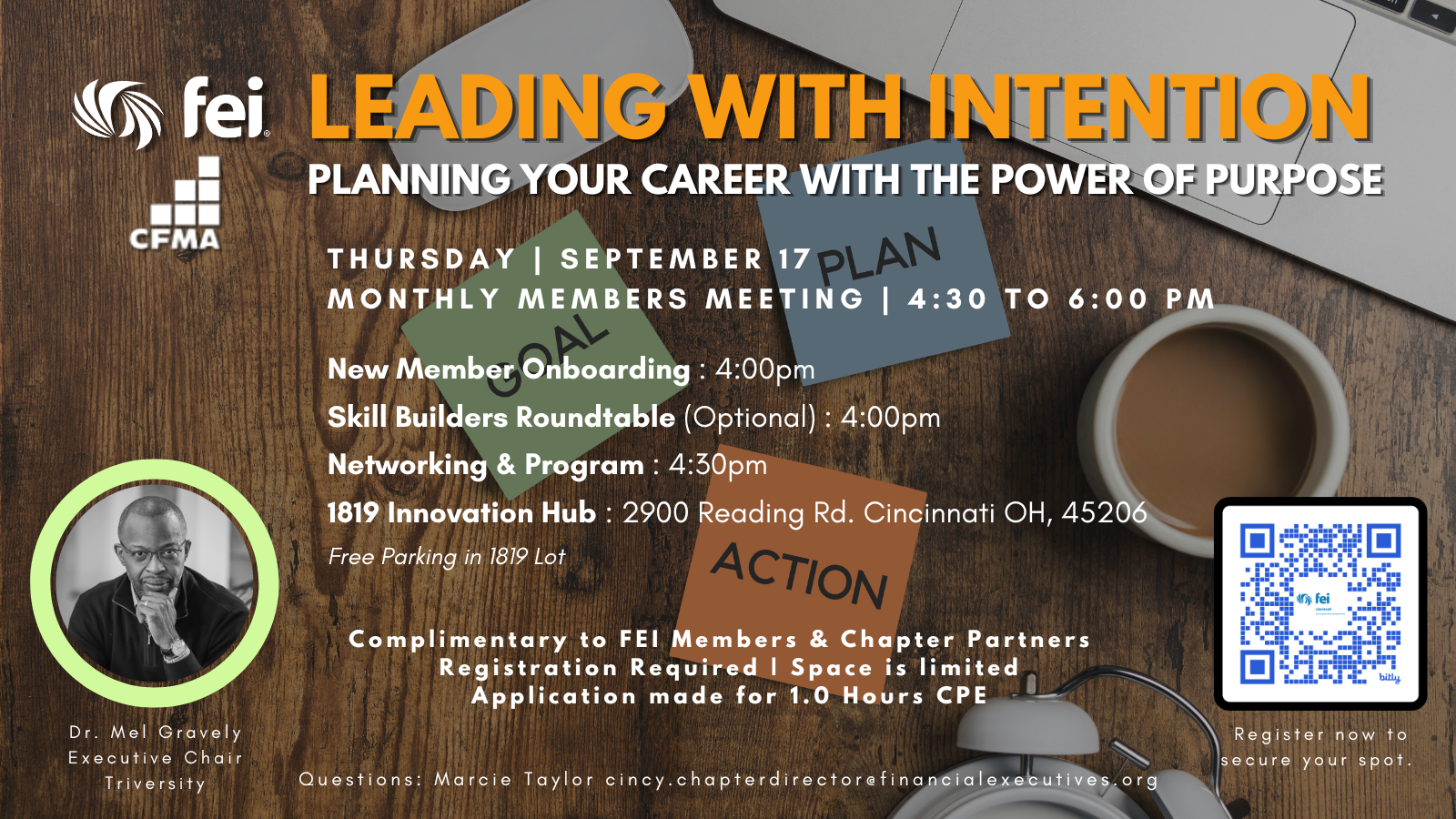Leading with Intention and Planning your Career with the Power of Purpose  A Joint Event with CFMA