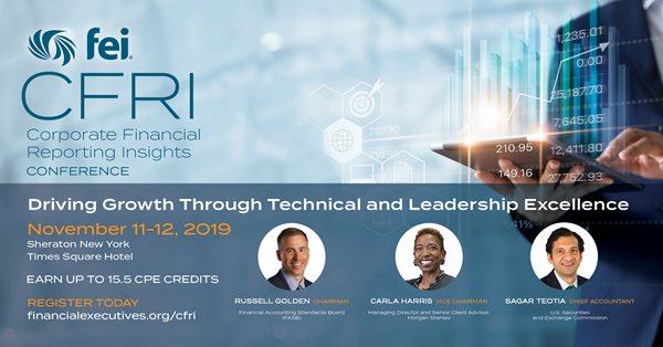 Corporate Financial Reporting Insights Conference - Nov. 11-12 in NYC